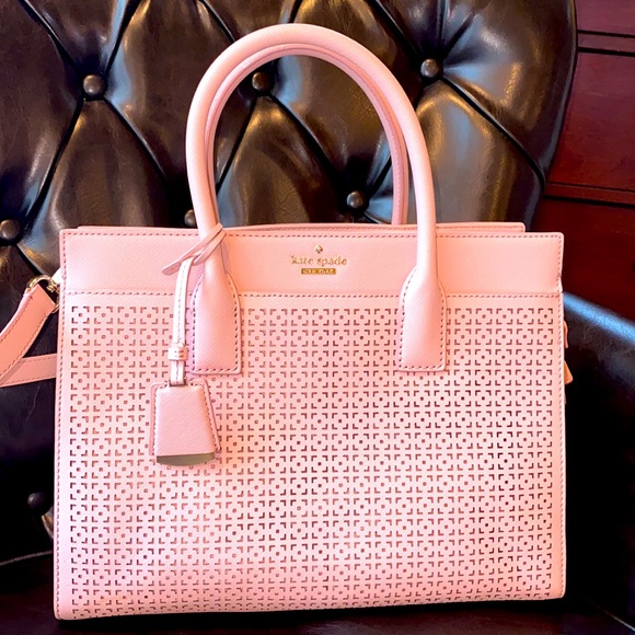 Kate Spade Pink Bonnet Candace Satchel. New with Tags. - Picture 1 of 16